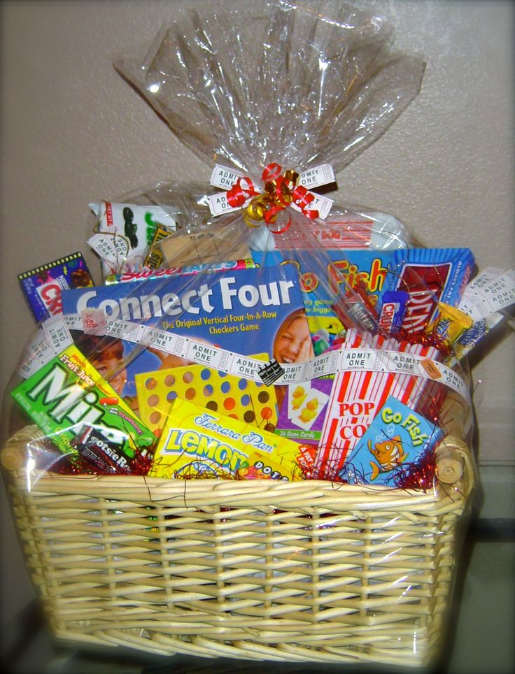 Family Night Gift Basket Ideas
 21 best images about game night t basket on Pinterest