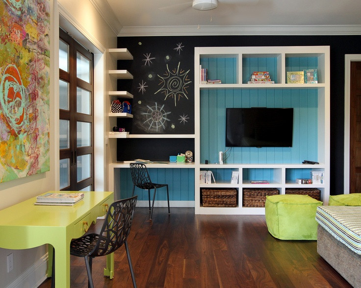 Family Room Kids Playroom
 Great Kids Oasis Playroom Idea Pops of bright colors