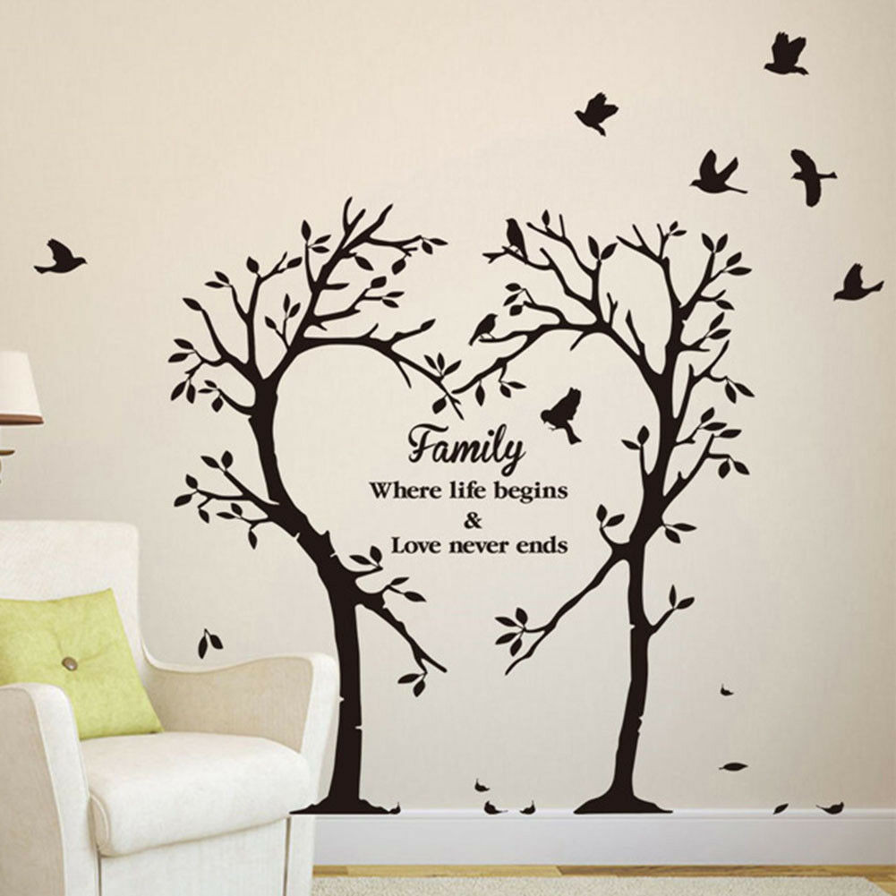 Family Tree Quotes
 Family Love Tree Quote Wall Stickers Living Room Removable