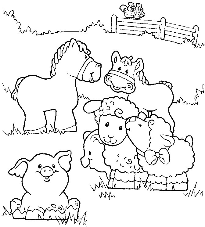 Farm Coloring Pages For Kids
 DIY Farm Crafts and Activities with 33 Farm Coloring
