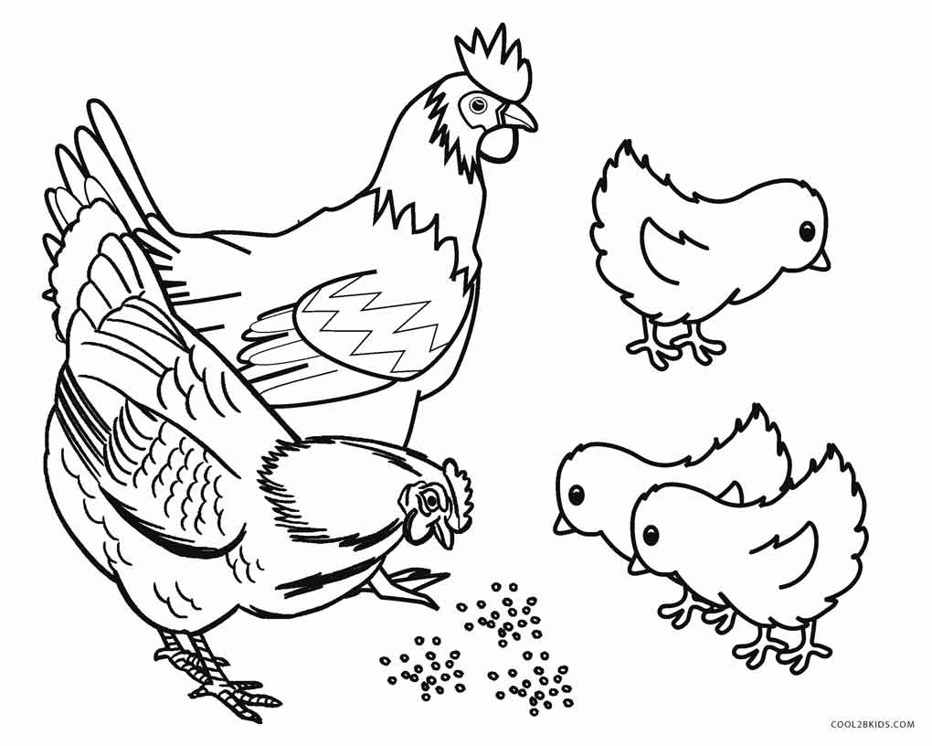 Farm Coloring Pages For Kids
 Animal Coloring Pages