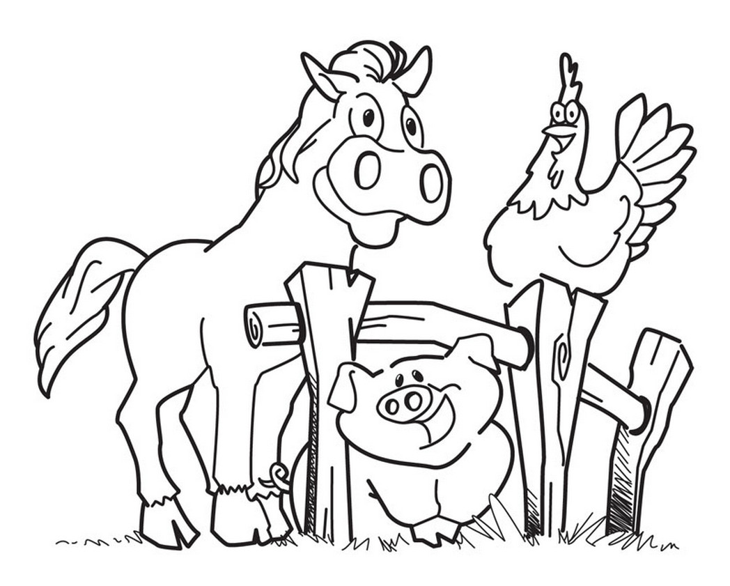 Farm Coloring Pages For Kids
 DIY Farm Crafts and Activities with 33 Farm Coloring