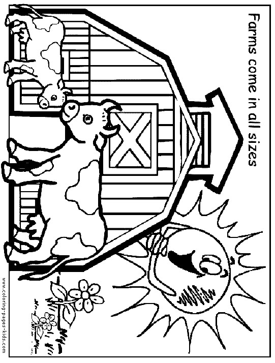 Farm Coloring Pages For Kids
 Very popular images Farm Coloring Pages 48