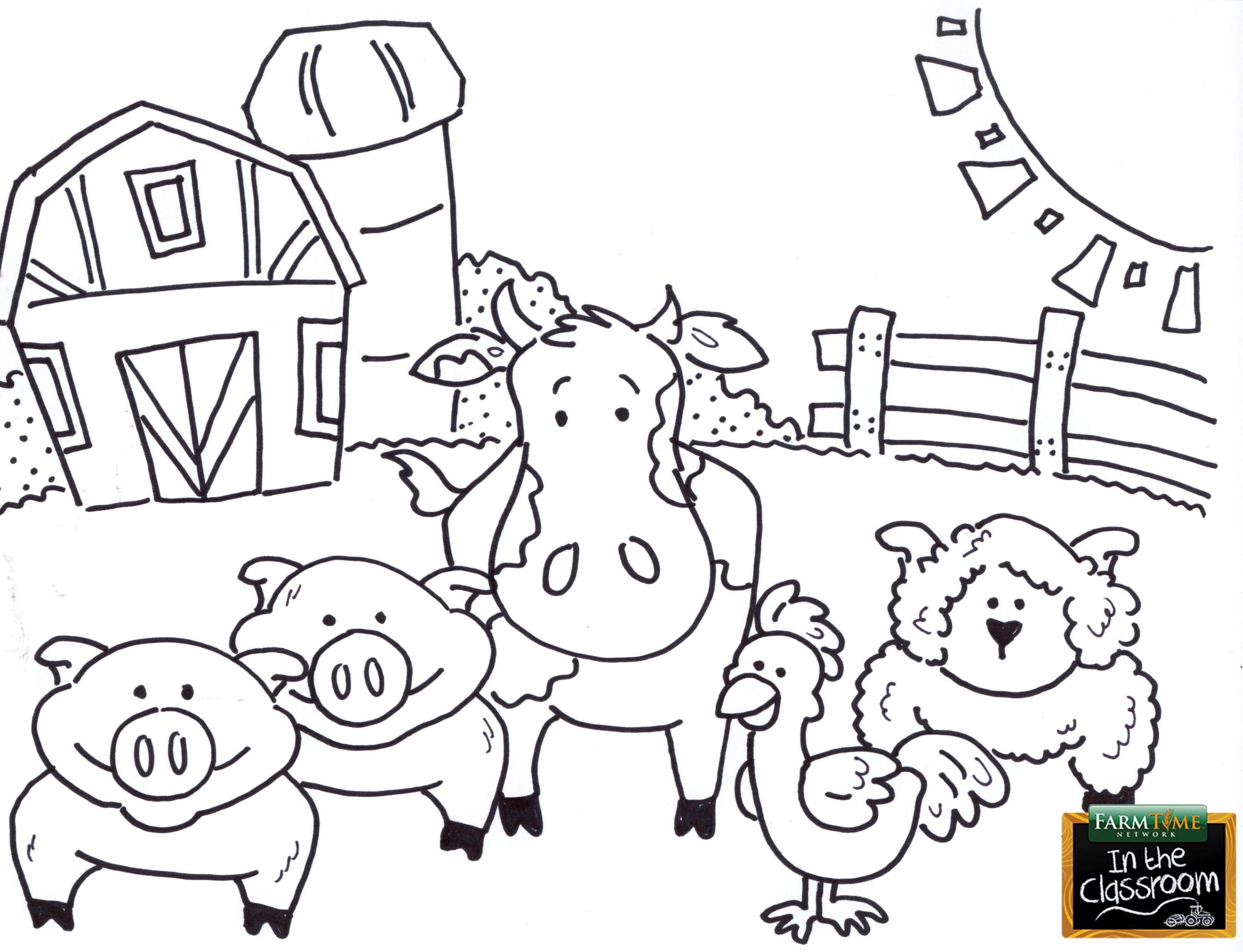 Farm Coloring Pages For Kids
 Pin by Caiah Wagner on Agriculture