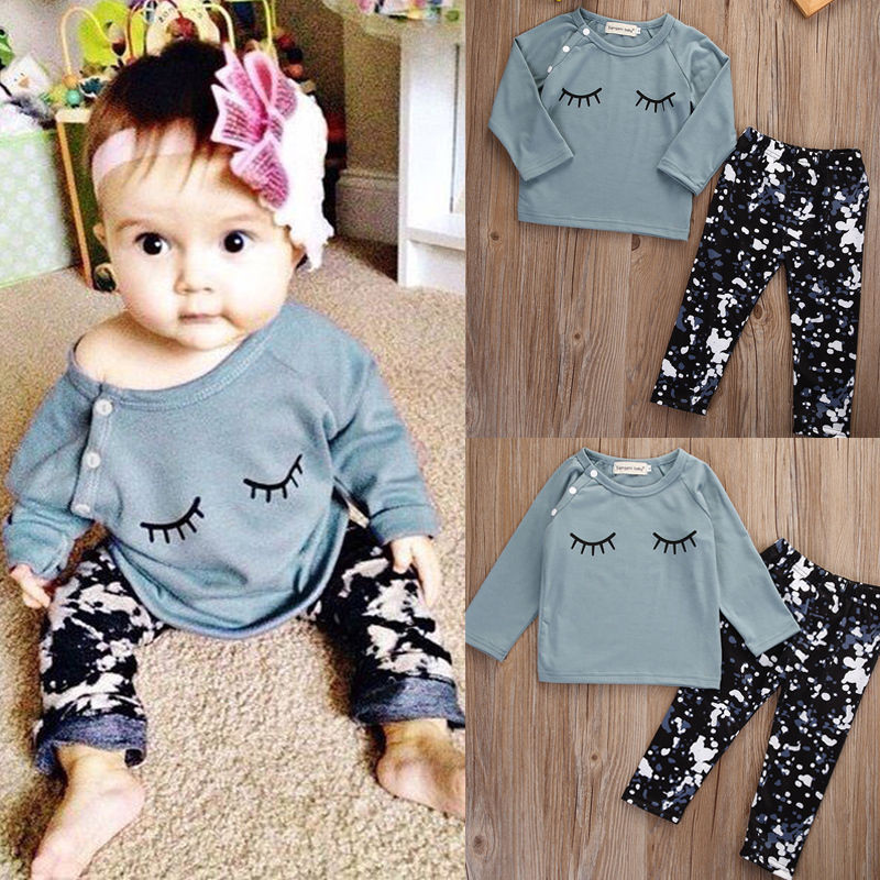 Fashion Clothing For Baby Girls
 Toddler Kid Baby Girls Clothes Set Autumn Outfits Clothes