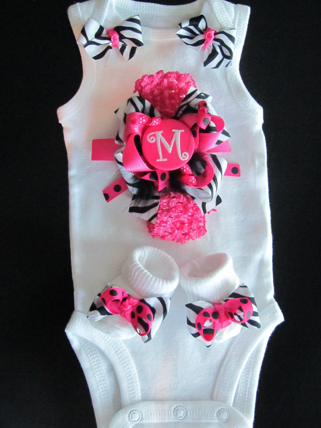 Fashion Clothing For Baby Girls
 Baby Girl Clothing Gift Set Monogram Option Newborn Going