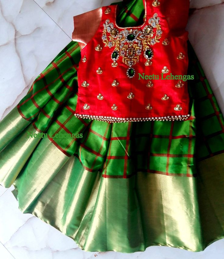 Fashion For Ur Kids
 355 best images about Baby girl in Pattu langa on