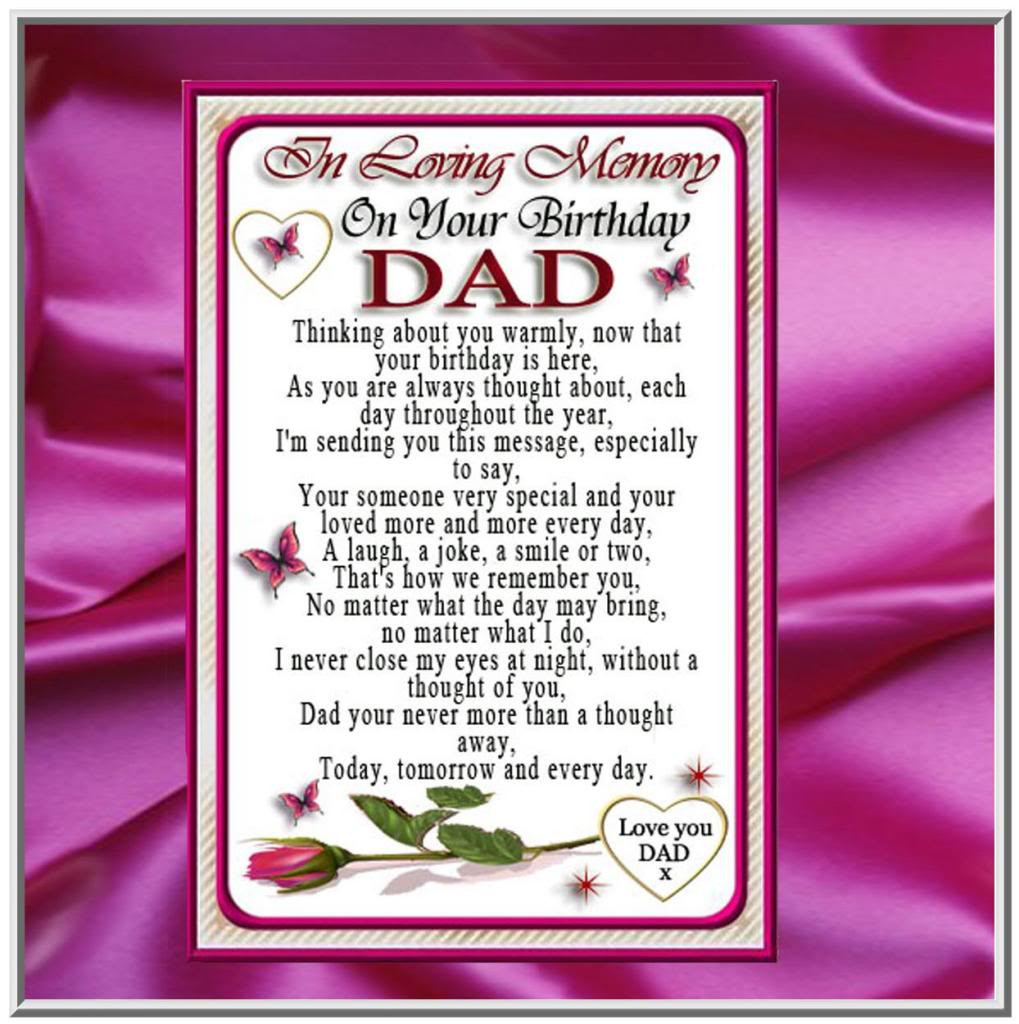 Father Birthday Wishes
 Deceased Father Birthday Quotes QuotesGram