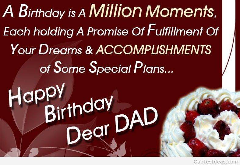 Father Birthday Wishes
 Happy Birthday Dad Quotes QuotesGram