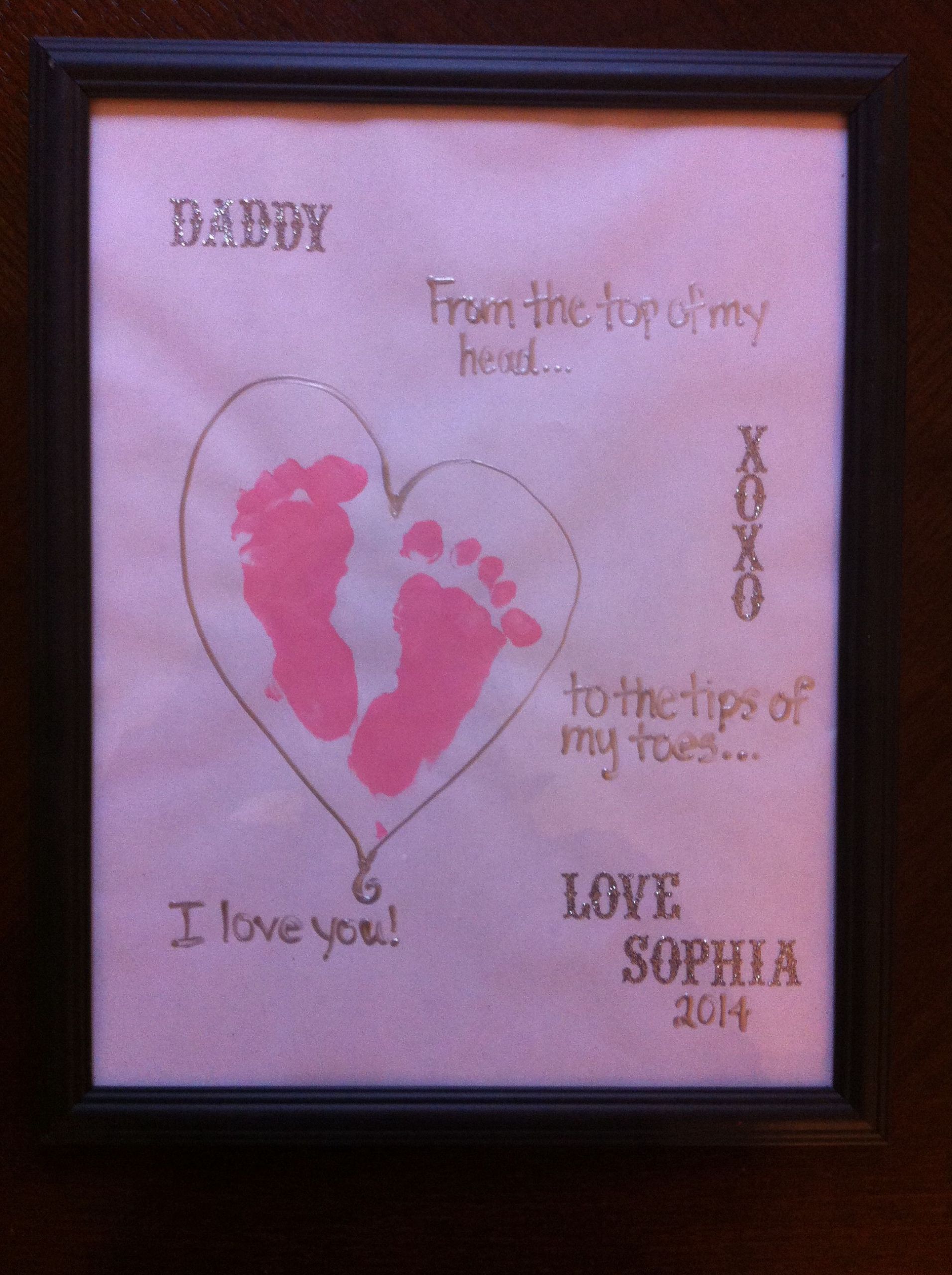 Father Daughter Valentine Gift Ideas
 Valentines day t idea made this for my husband from