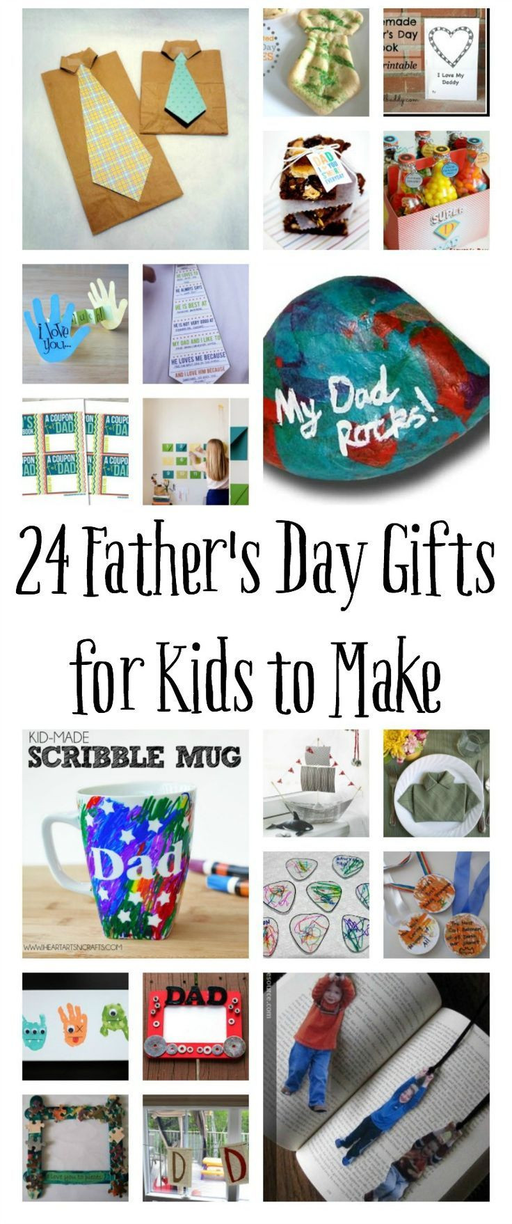 Father Day Gift Ideas From Kids
 100 Homemade Father s Day Gifts for Kids to Make