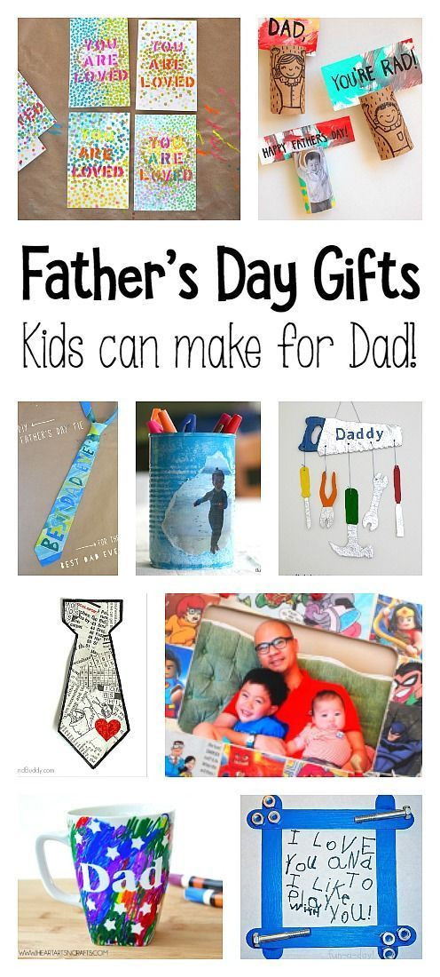 Father Day Gift Ideas From Kids
 Father s Day Homemade Gifts for Kids to Make