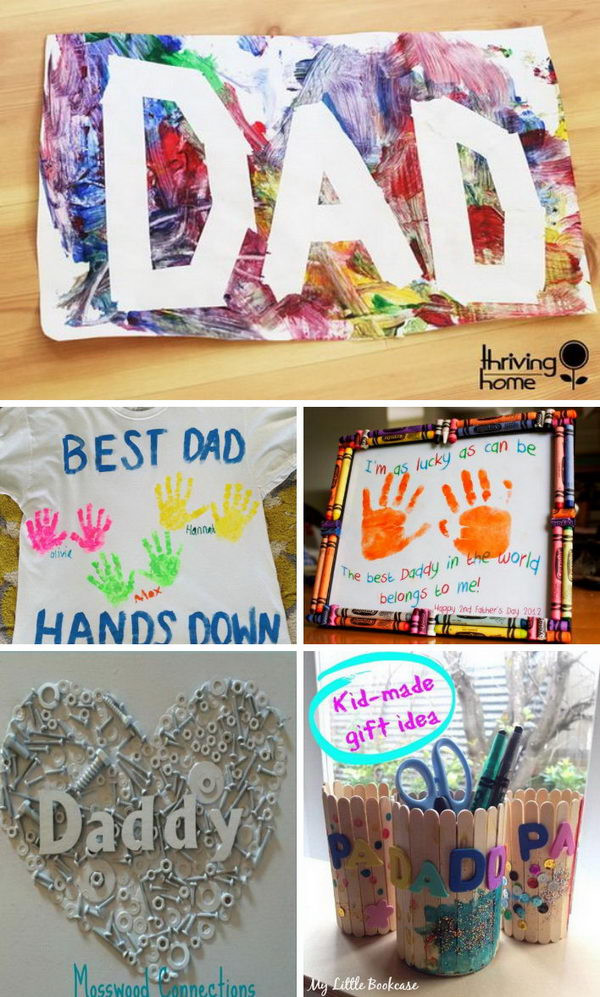 Fathers Day Gifts From Children
 Awesome DIY Father s Day Gifts From Kids 2017
