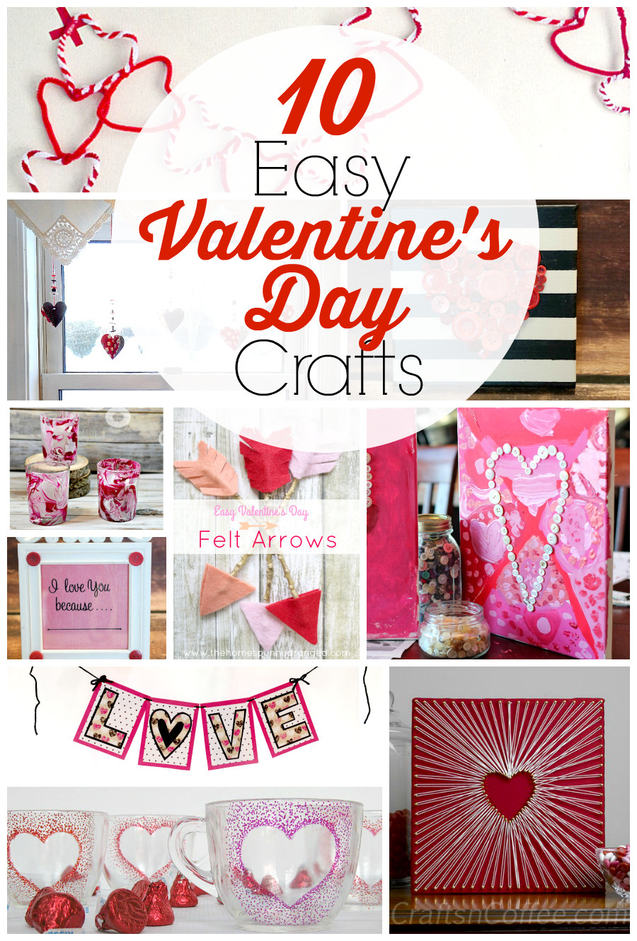 February Craft Ideas For Adults
 10 Easy Valentine’s Day Crafts for Adults