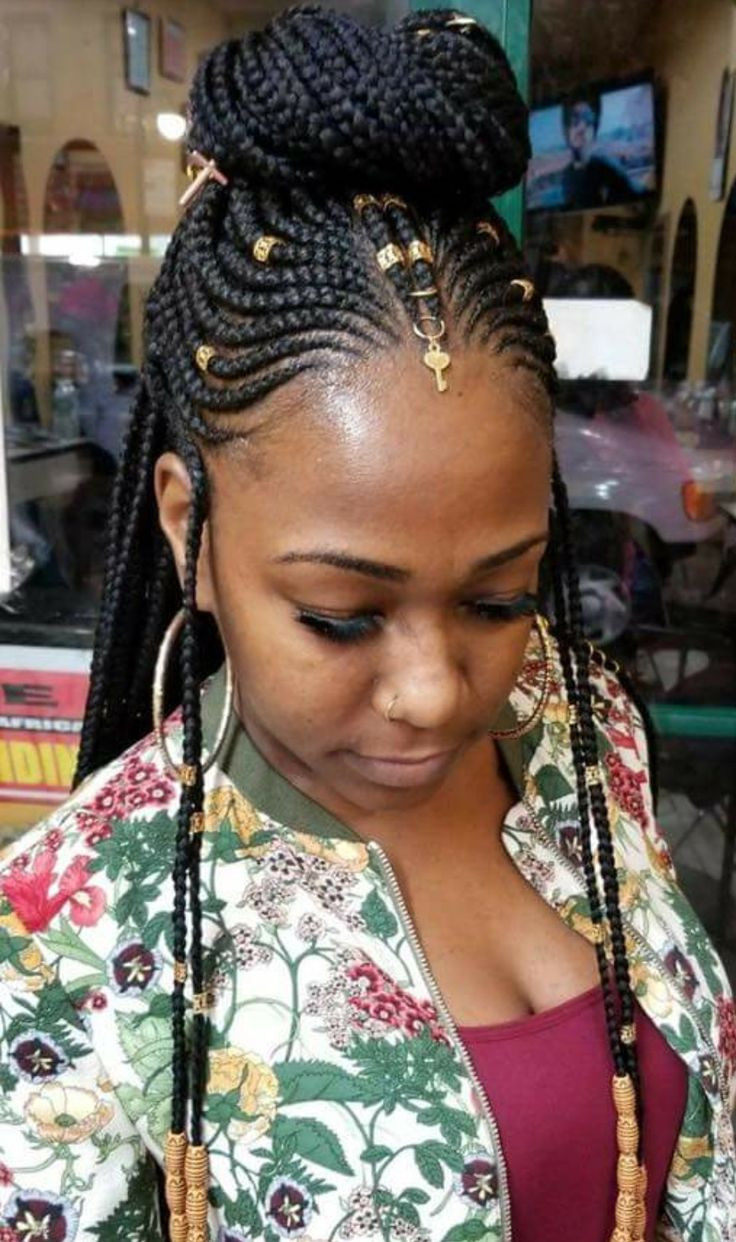 Feed In Braids Hairstyles
 173 best Braids images on Pinterest