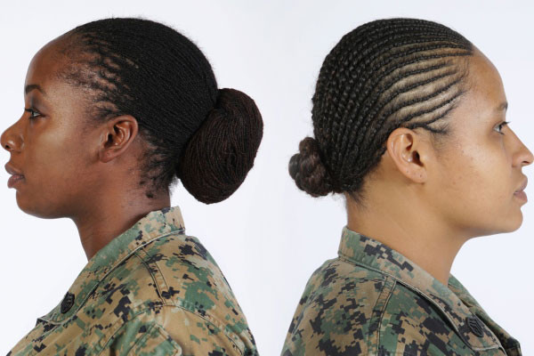Female Military Hairstyles
 Marine Corps Authorizes Twist and Lock Hairstyles for