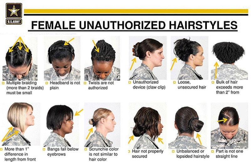 Female Military Hairstyles
 Take Two