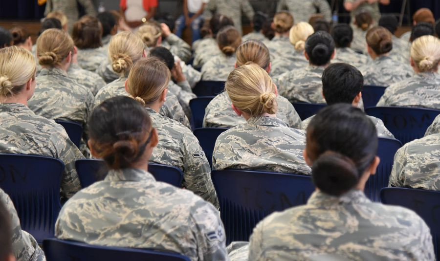 Female Navy Haircuts
 Air Force OKs new hairstyles for women off duty earrings