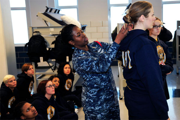 Female Navy Haircuts
 Navy Begins RTC and OTC Female Haircut Pilot Program