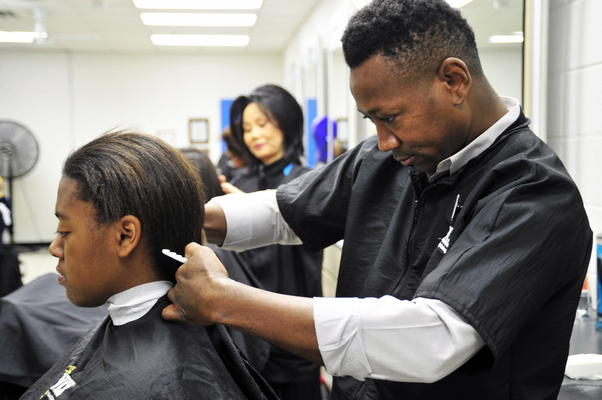 Female Navy Haircuts
 Navy test may end mandatory haircuts for female recruits