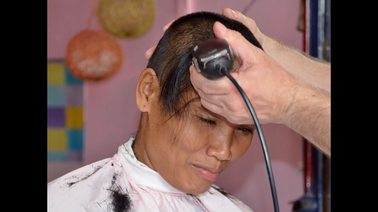 Female Navy Haircuts
 Woman extreme military hair cut