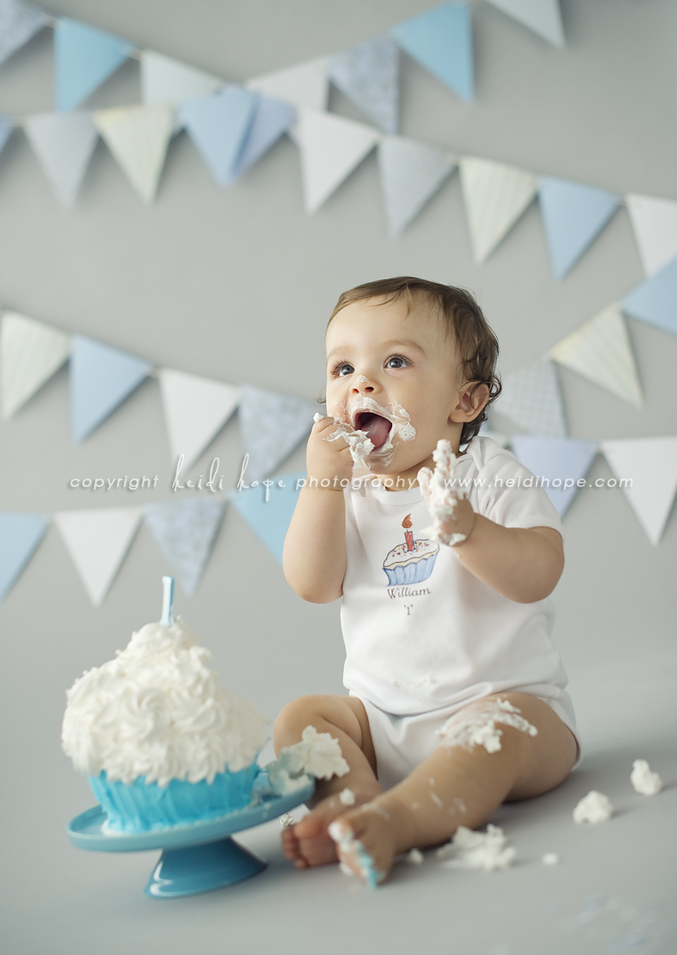First Birthday Smash Cake
 Baby W turns one year old Massachusetts first birthday