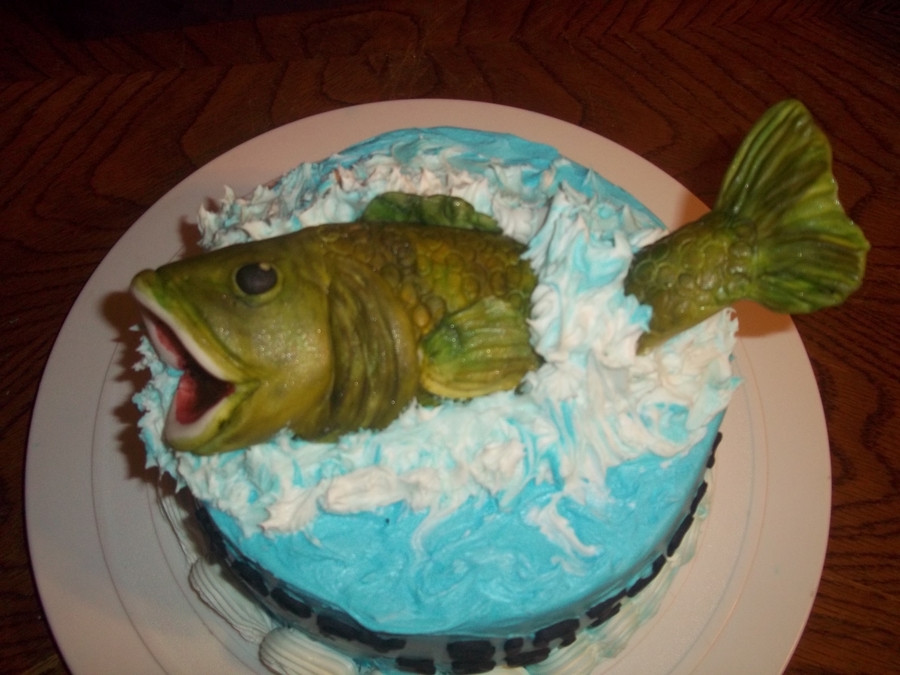 Fish Birthday Cakes
 Splashing Fish Birthday Cake CakeCentral