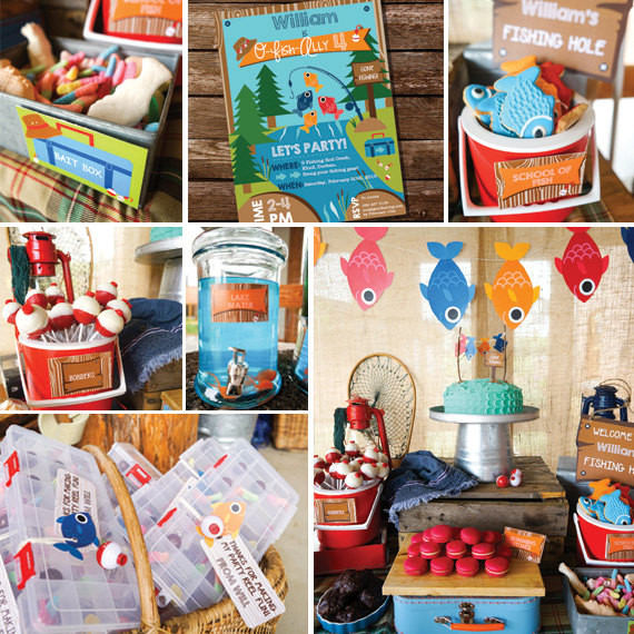 Fishing Birthday Party Ideas
 Fishing Party Decorations Boys Fishing Birthday Party Decor