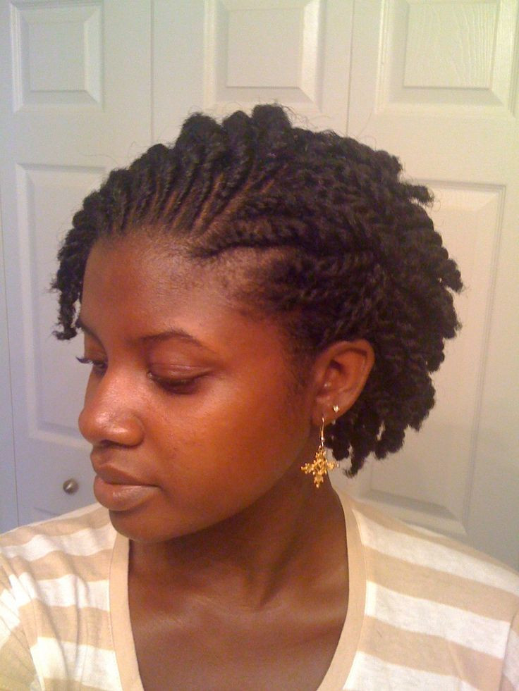 Flat Twist Hairstyles On Natural Hair
 Instagram naturallybrandyysmith Natural hair flat twist