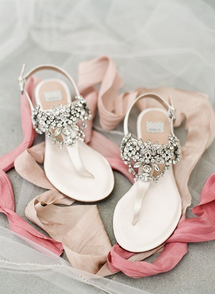 Flat Wedding Shoes For Bride
 Gorgeous jeweled flats bridal shoes Wedding Shoe eye candy