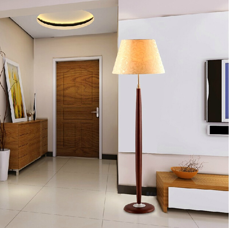 Floor Lights For Bedroom
 Nordic Wooden Floor Lamps Fashion solid Wood Floor Light