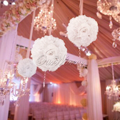 Flower Balls For Wedding
 10QTY Rose Flower Ball Artificial Pomander Bouquet Kiss