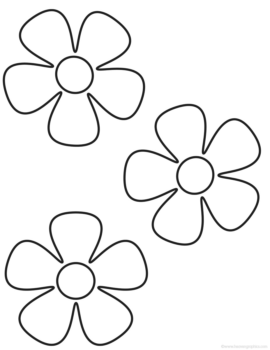 Flower Coloring Pages For Toddlers
 Flowers Coloring Pages