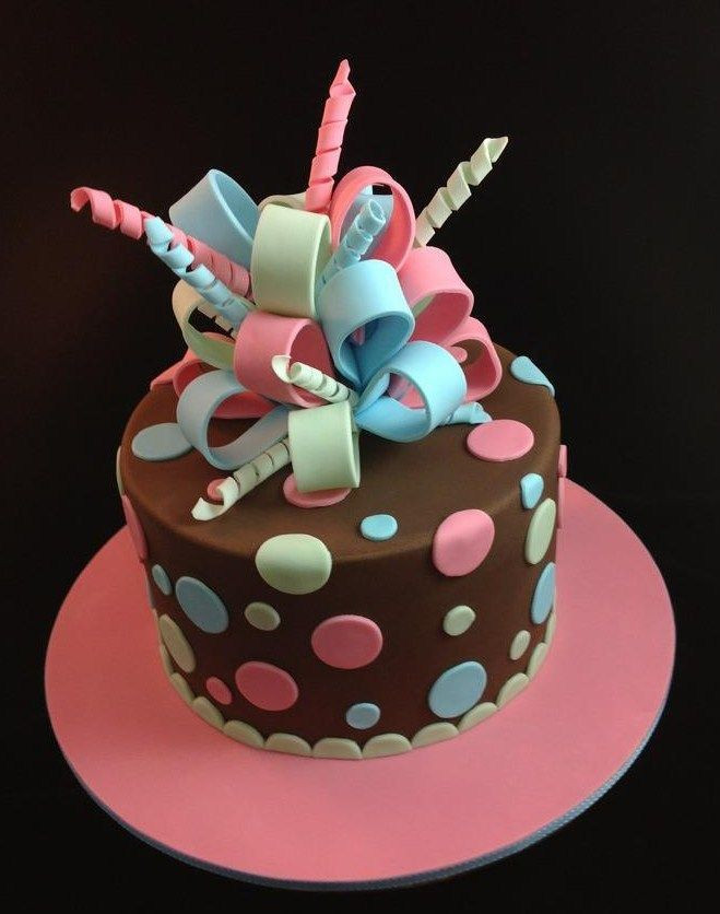 Fondant Birthday Cake
 fondant cakes for beginners Google Search Chocolate