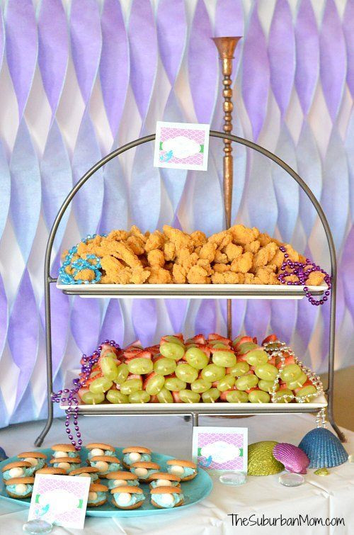 Food Ideas For Mermaid Party
 Little Mermaid Party Themed Food