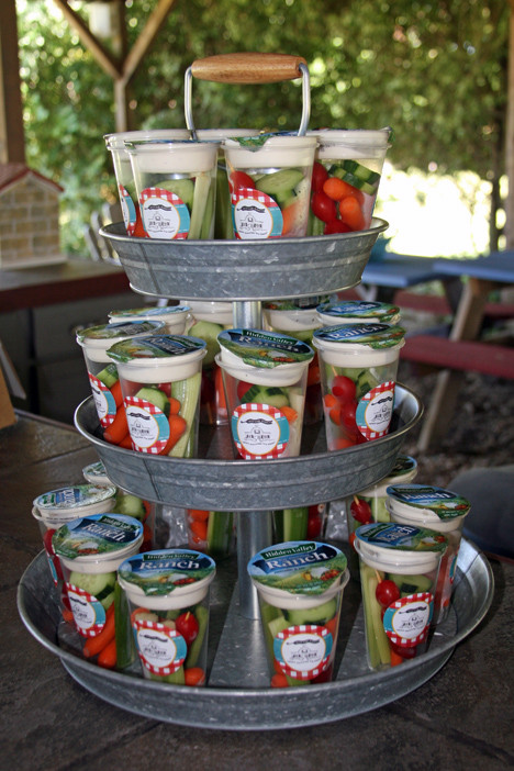 Food Ideas For Outdoor Party
 Paper Perfection Veggies in a Cup for an Outdoor Party