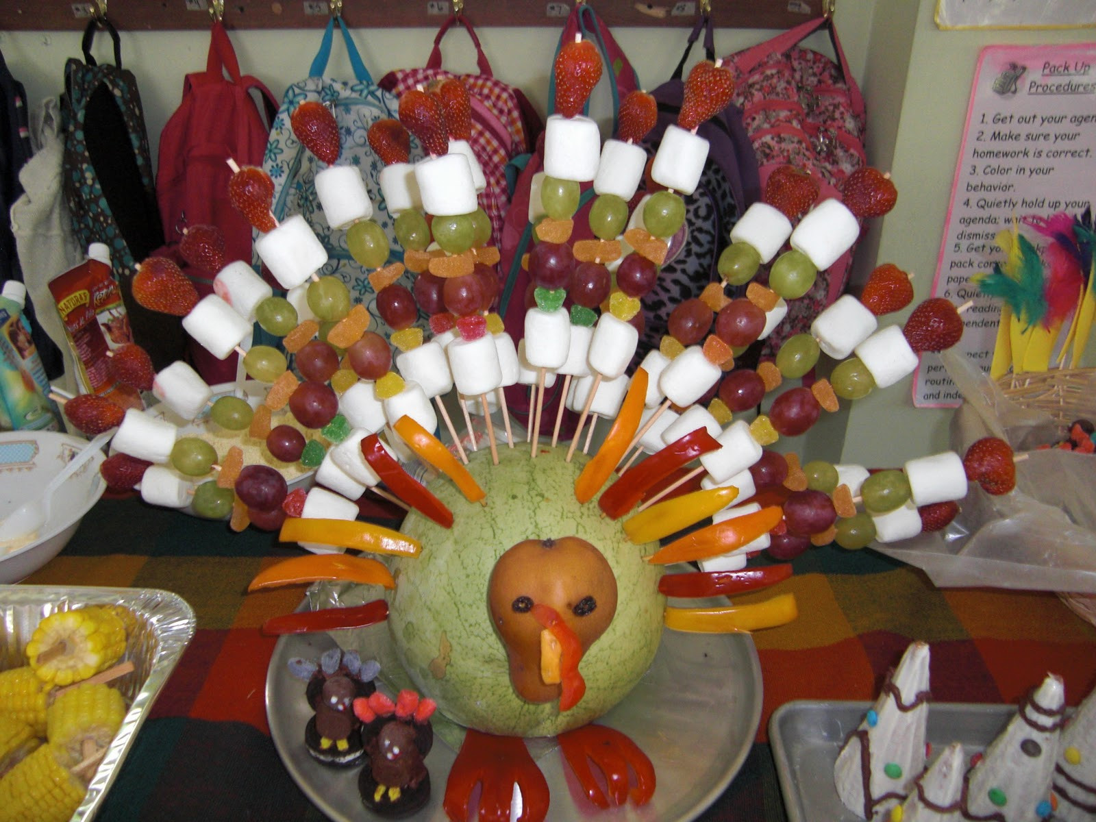 Food Ideas For Thanksgiving Party
 Unpluckable Thanksgiving Party in My Class