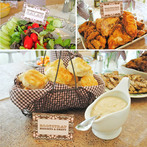 Food Ideas For Western Theme Party
 Pen Paper Flowers real parties western style luncheon