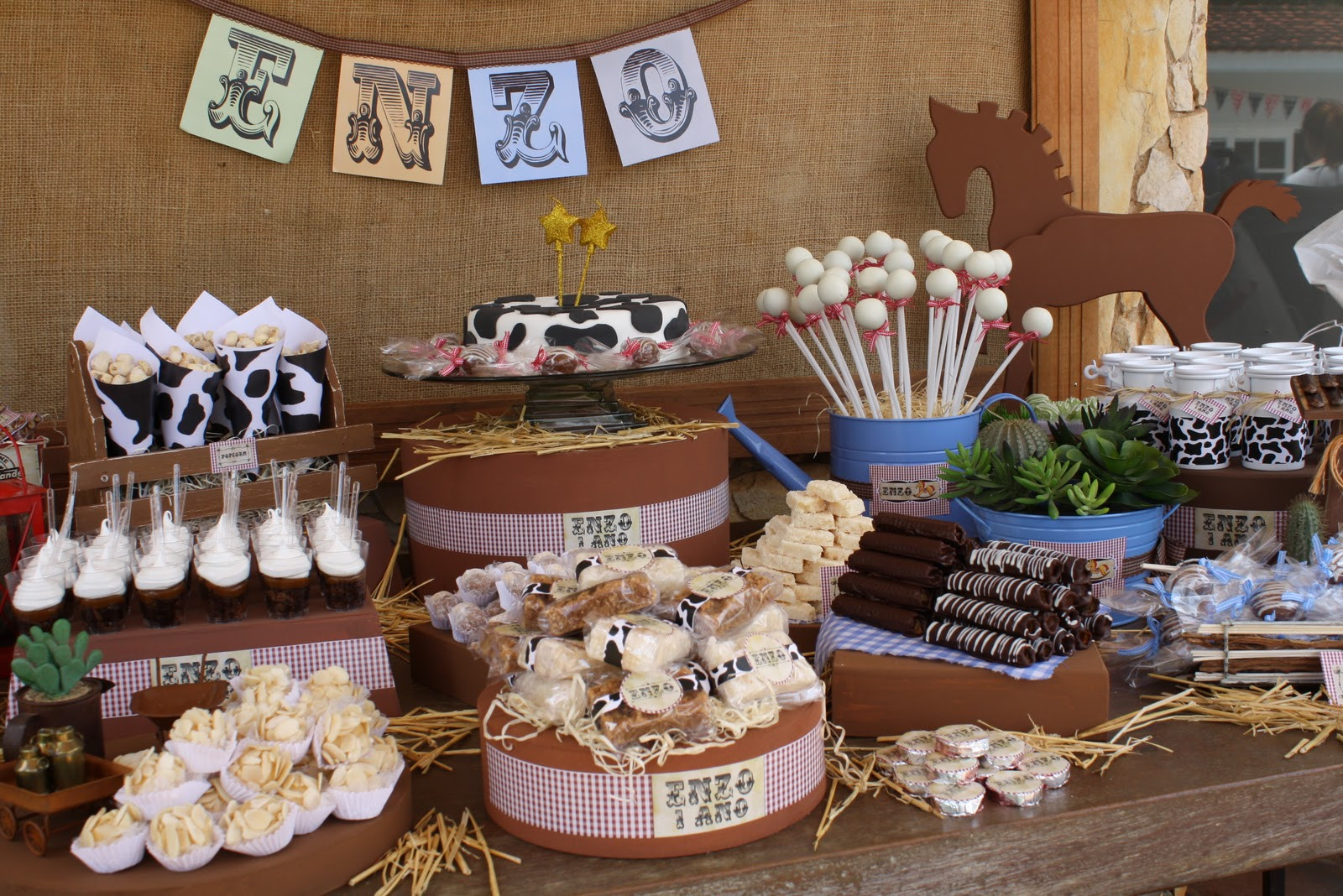 Food Ideas For Western Theme Party
 Maddycakes Muse Cowboy Party