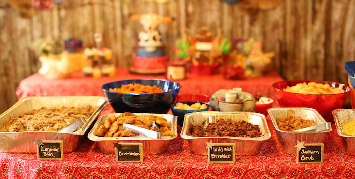 Food Ideas For Western Theme Party
 Kara s Party Ideas Cowboy Themed Birthday Party