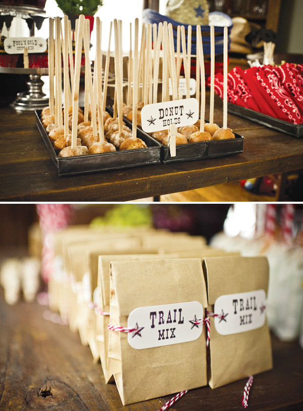 Food Ideas For Western Theme Party
 fort & field old west inspired cowboy party