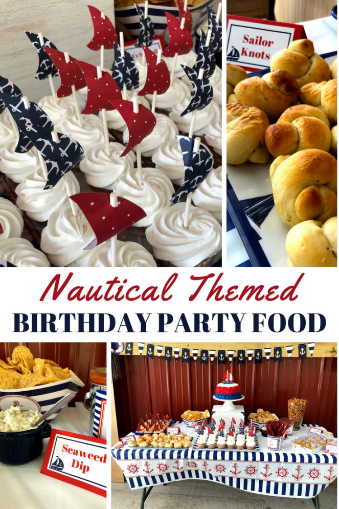 Food Ideas Nautical Theme Party
 Nautical Themed Birthday Party Food The Berry Basics