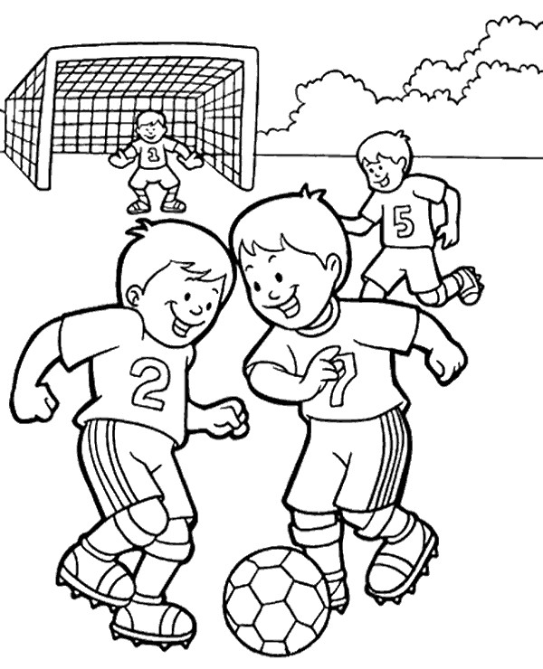 Football Coloring Pages For Kids
 Football colouring pages 30 to print and color for free