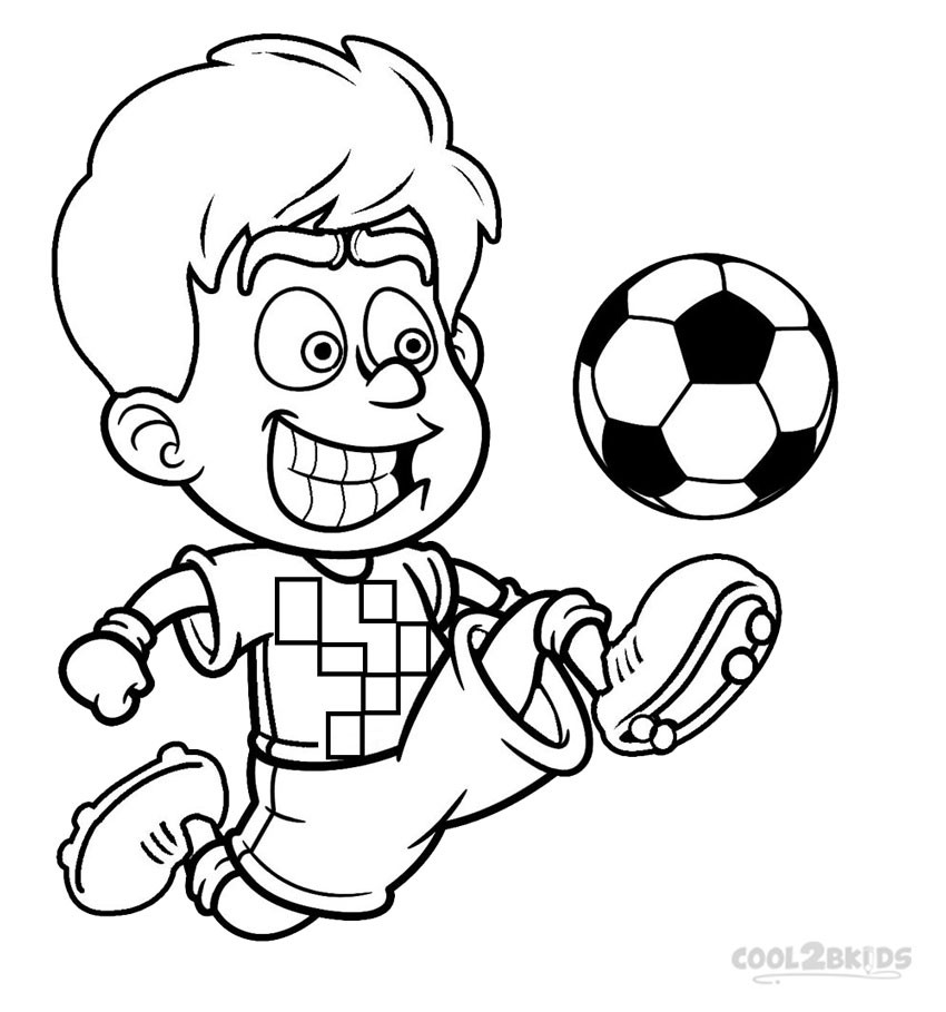 Football Coloring Pages For Kids
 Printable Football Player Coloring Pages For Kids