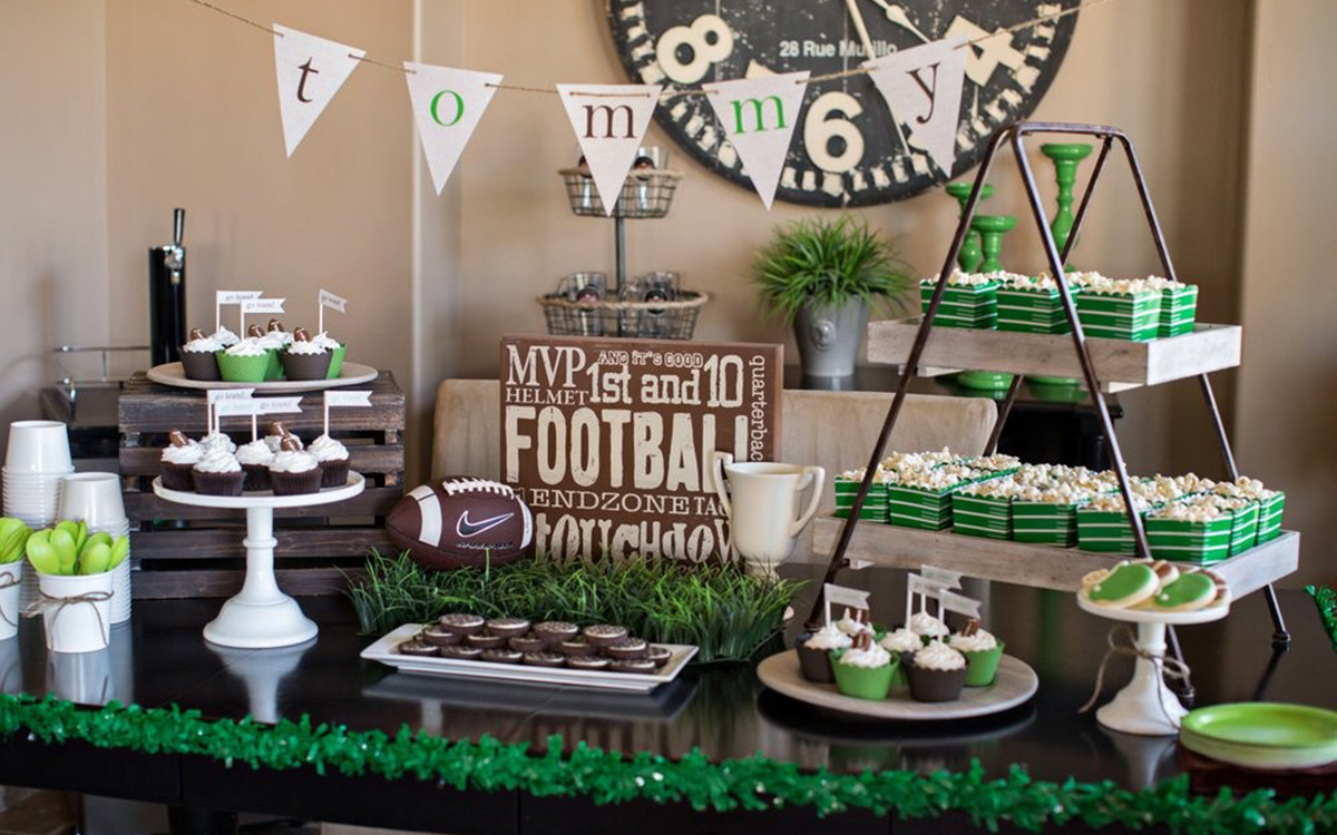Football Themed Birthday Party Ideas
 Tommy s Football Birthday Party