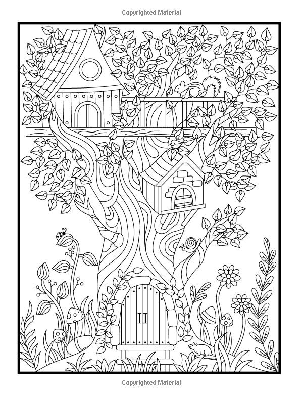 Forest Coloring Pages For Adults
 Hidden Garden An Adult Coloring Book with Secret Forest
