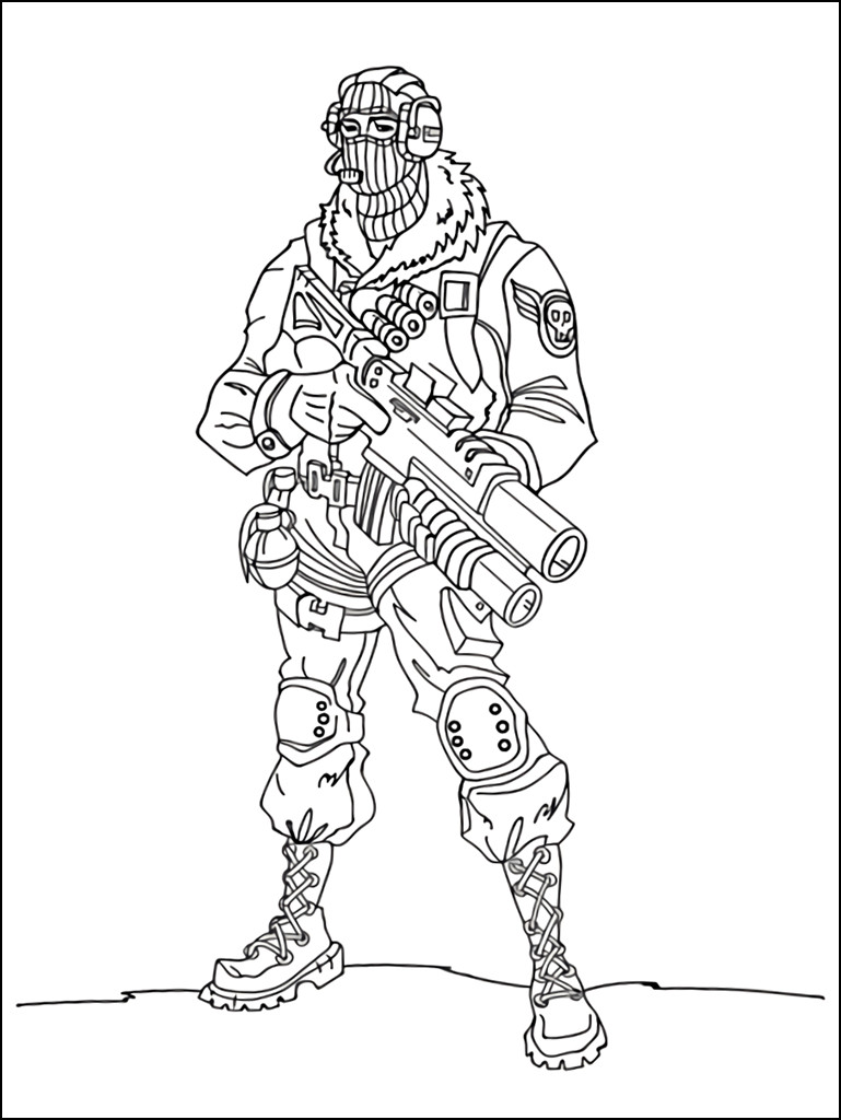 Fortnite Coloring Pages For Kids
 Best Fortnite Coloring Pages Printable FREE Coloring