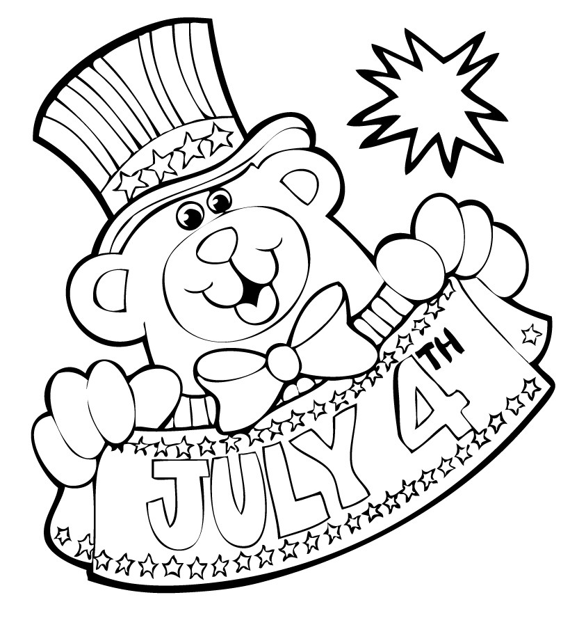 Fourth Of July Printable Coloring Pages
 Free Coloring Pages Fourth of July Coloring Pages