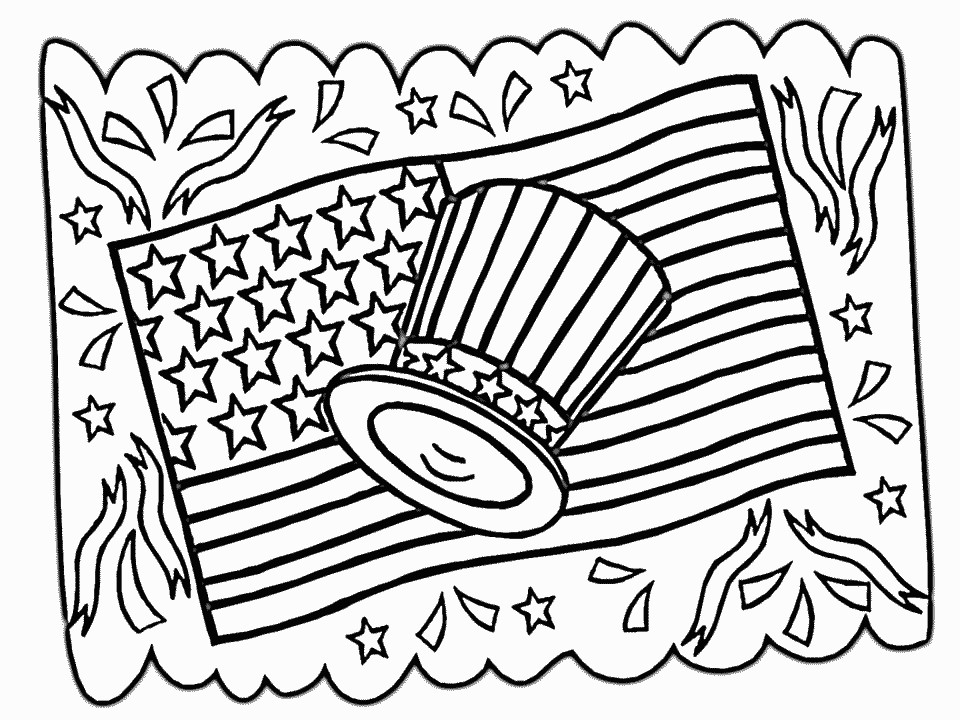 Fourth Of July Printable Coloring Pages
 4th July Coloring Pages For Kids Coloring Home