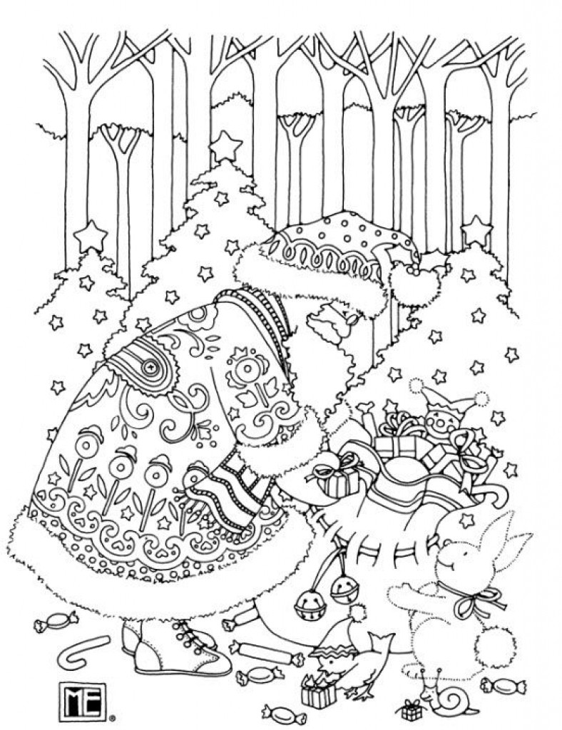 Free Adult Coloring Pages Christmas
 Christmas Coloring Pages for Adults Best Coloring Pages